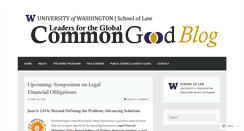 Desktop Screenshot of commongooduw.org
